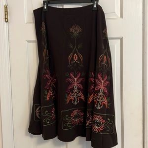 Brown Skirt from Sunny Leigh Size 16W